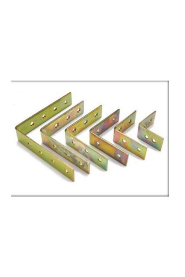 Köşeli Masa Gönyesi 15 x 45 mm L Demir 10 Adet