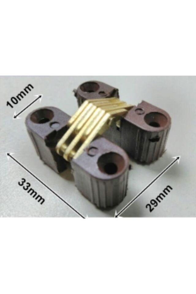 Akıllı Masa Gizli Sehpa Menteşesi Kahverengi Oval Plastik (vidalar Dahil)