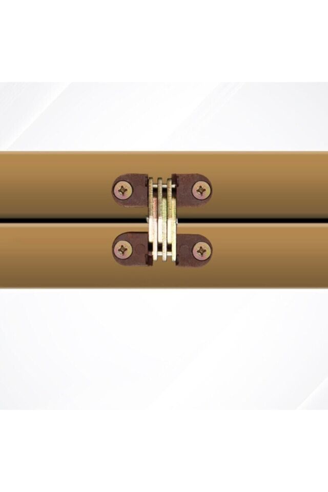 Akıllı Masa Gizli Sehpa Menteşesi Kahverengi Oval Plastik (vidalar Dahil)