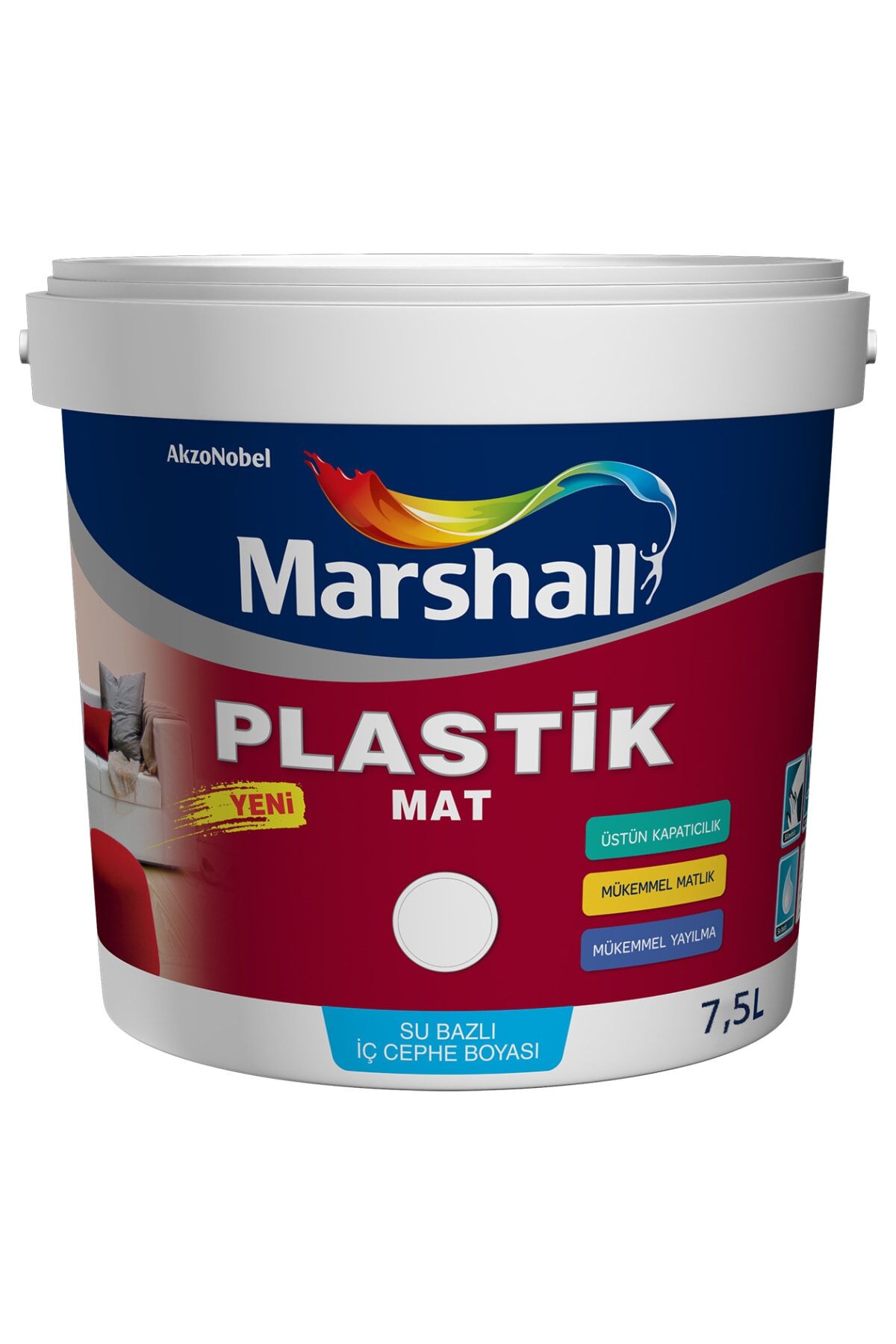 Plastik Mat Derya 7,5 L