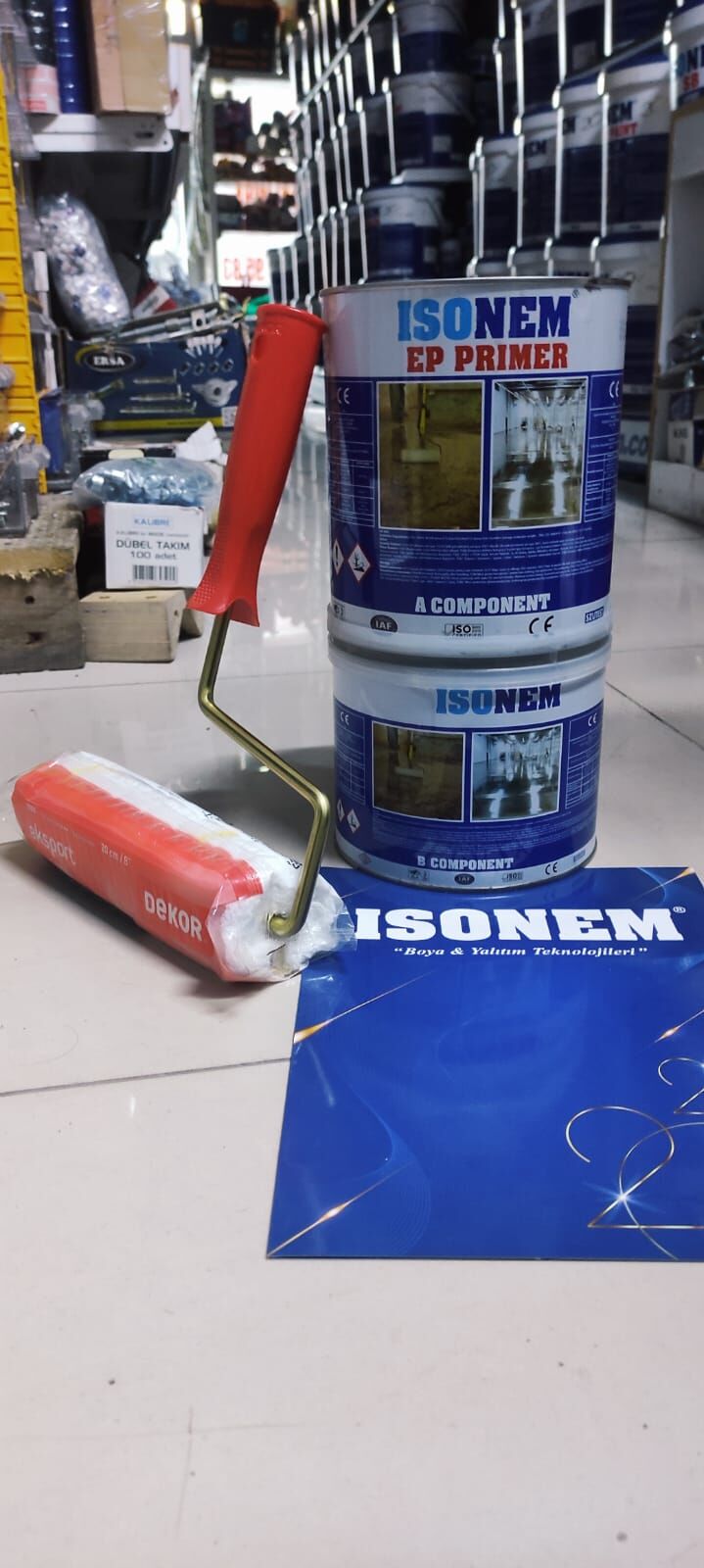 EP PRIMER 5 KĞ 1 ADT +DEKOR RULO 20 CM 1 ADT