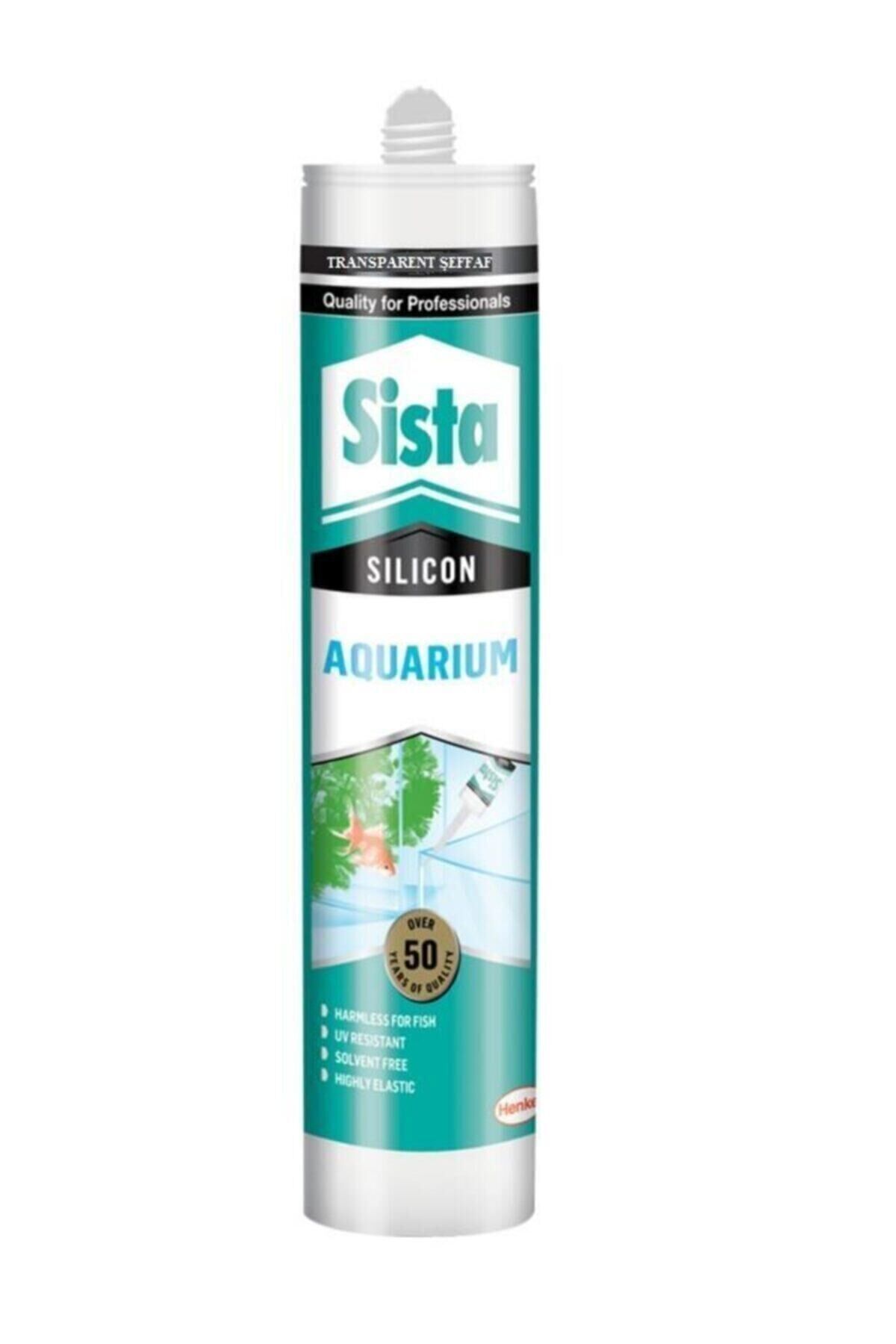 Sista Akvaryum Silikonu Şeffaf SİSTA AKVARYUM SİLİKONU SİYAH_1