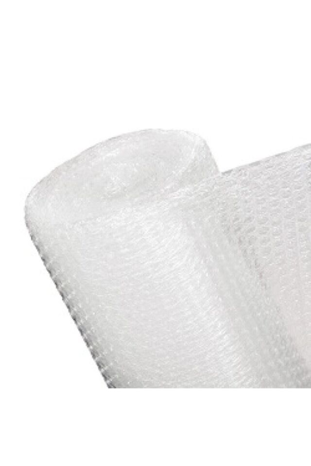 1 X 50 M Balonlu Ambalaj Patpat Naylon 51*50mt Pat Pat ŞEFFAF/BEYAZ - Tek Ebat