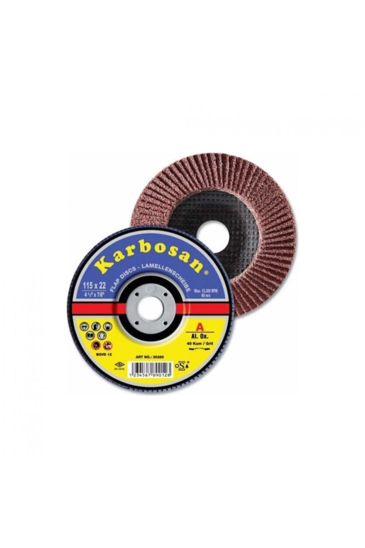 Sc40-180 mm Fiber Disk Zımpara980030