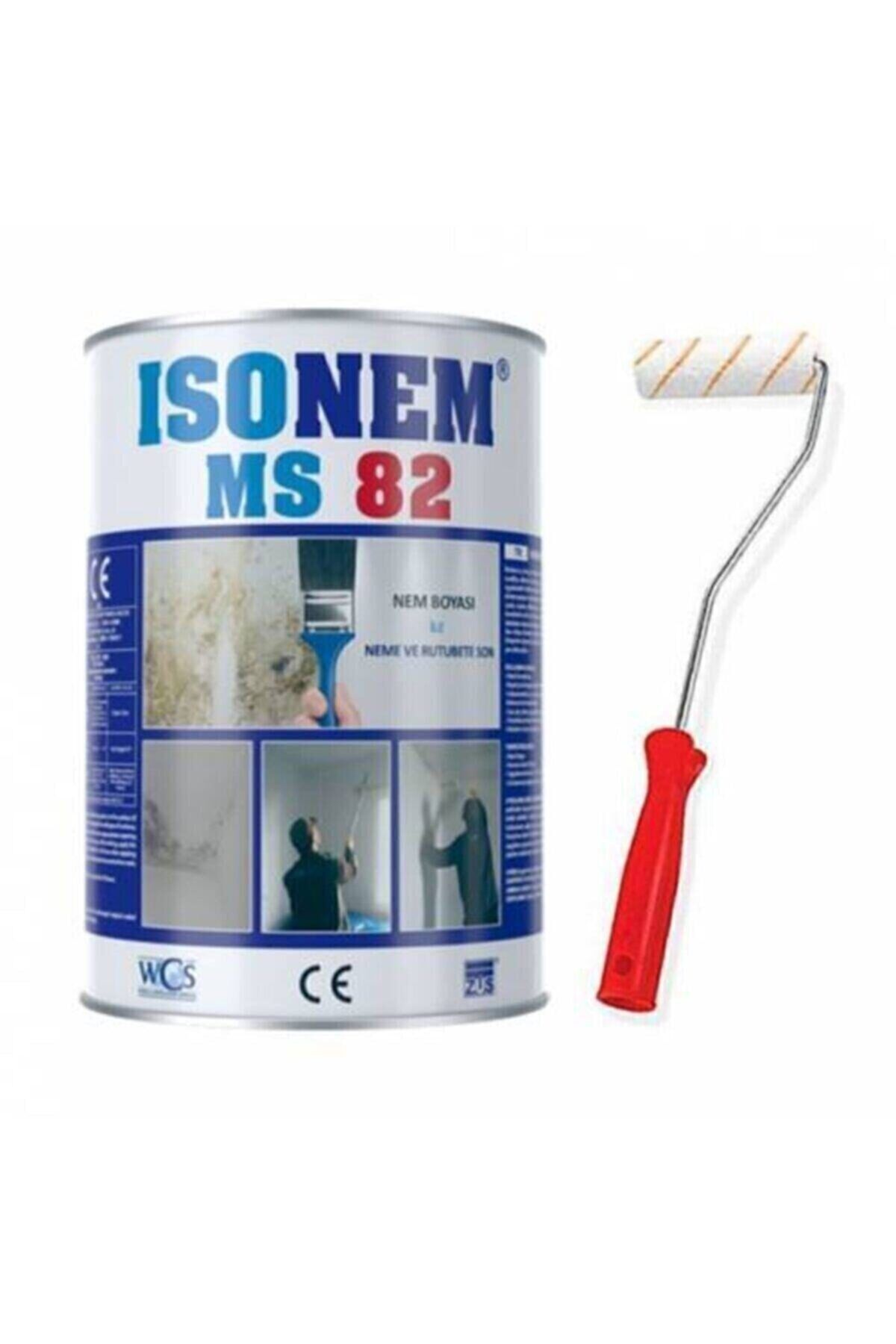 (ms82) Nem Ve Rutubet Önleyici Boya (1kg) + (10cm) Parmak Rulo 01045_1