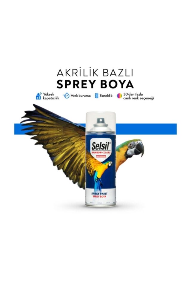 Beyaz Parlak Sprey Boya 400 Ml.