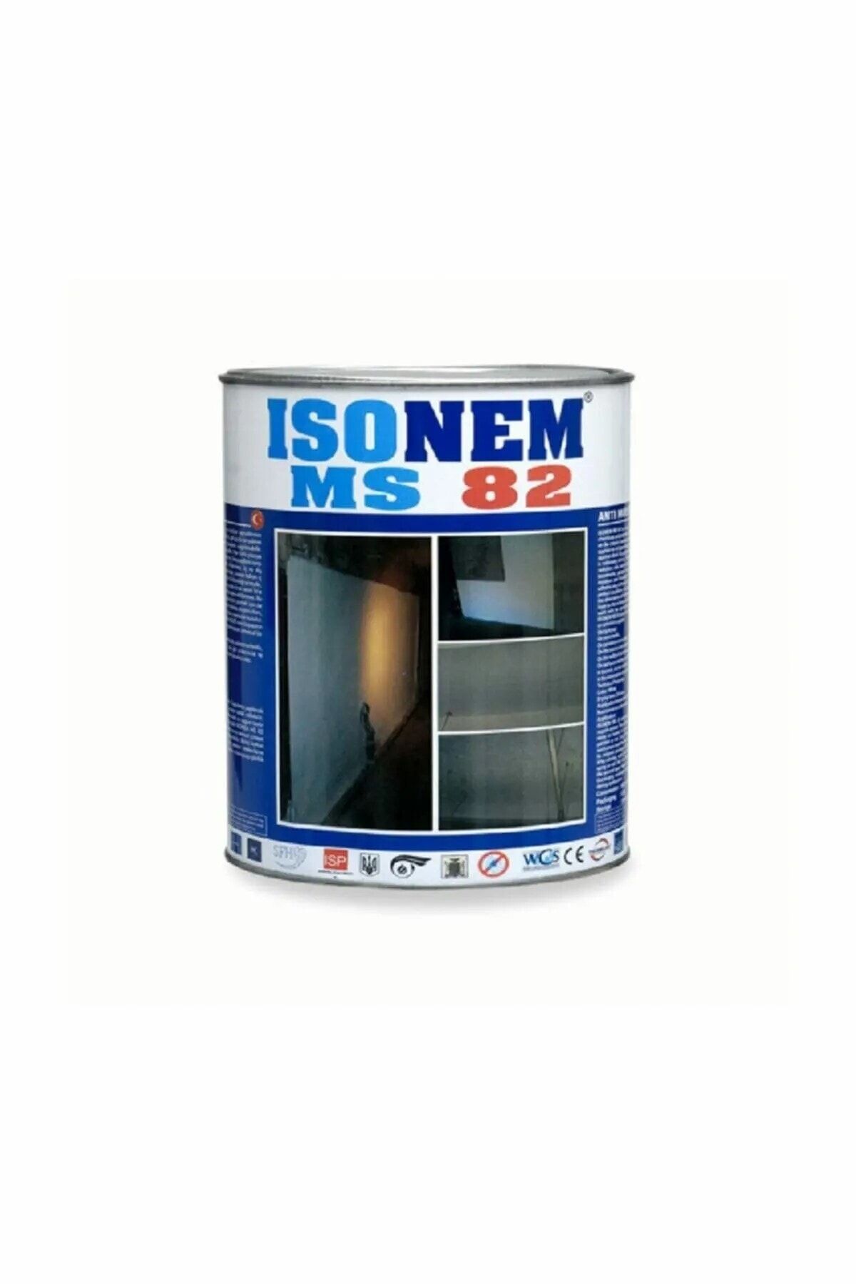 Isonem Ms 82 Rutubet Ve Nem Boyası 1 Kg Beyaz - Tek Ebat