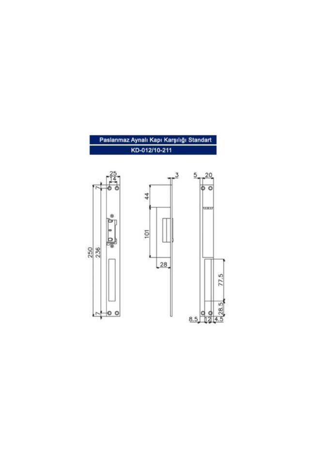 Kale 211 standart tip elektrikli kapı karşılığı basaç