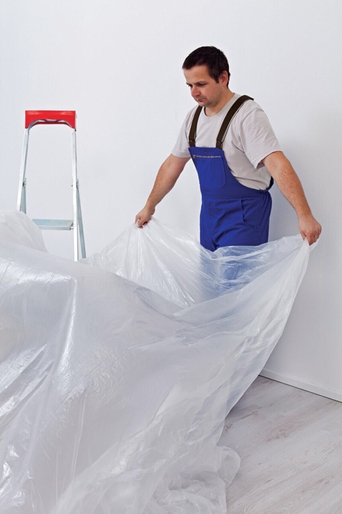 Eko Hışır Örtü Eşya Koruma Örtüsü Hışır Örtü Boya Badana Örtüsü Toz Koruma Örtüsü 50m²