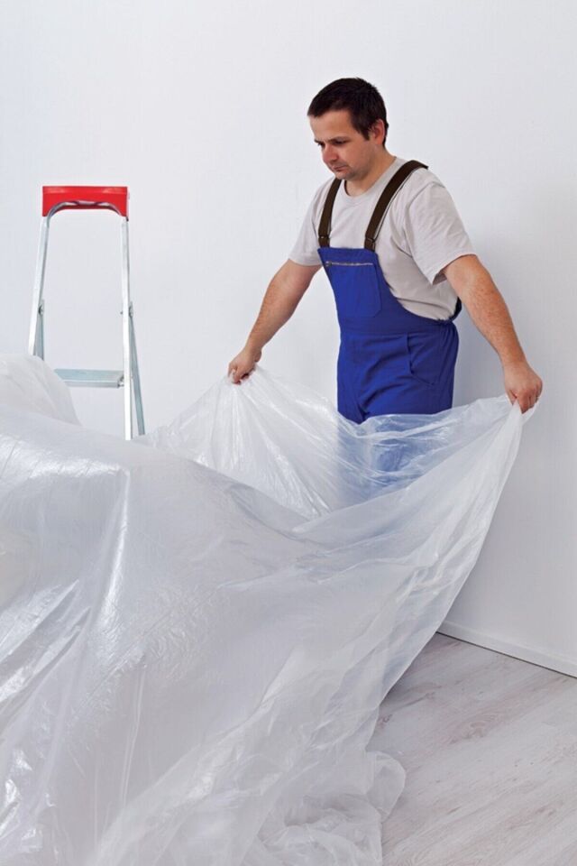 Eko Hışır Örtü Eşya Koruma Örtüsü Hışır Örtü Boya Badana Örtüsü Toz Koruma Örtüsü 50m²