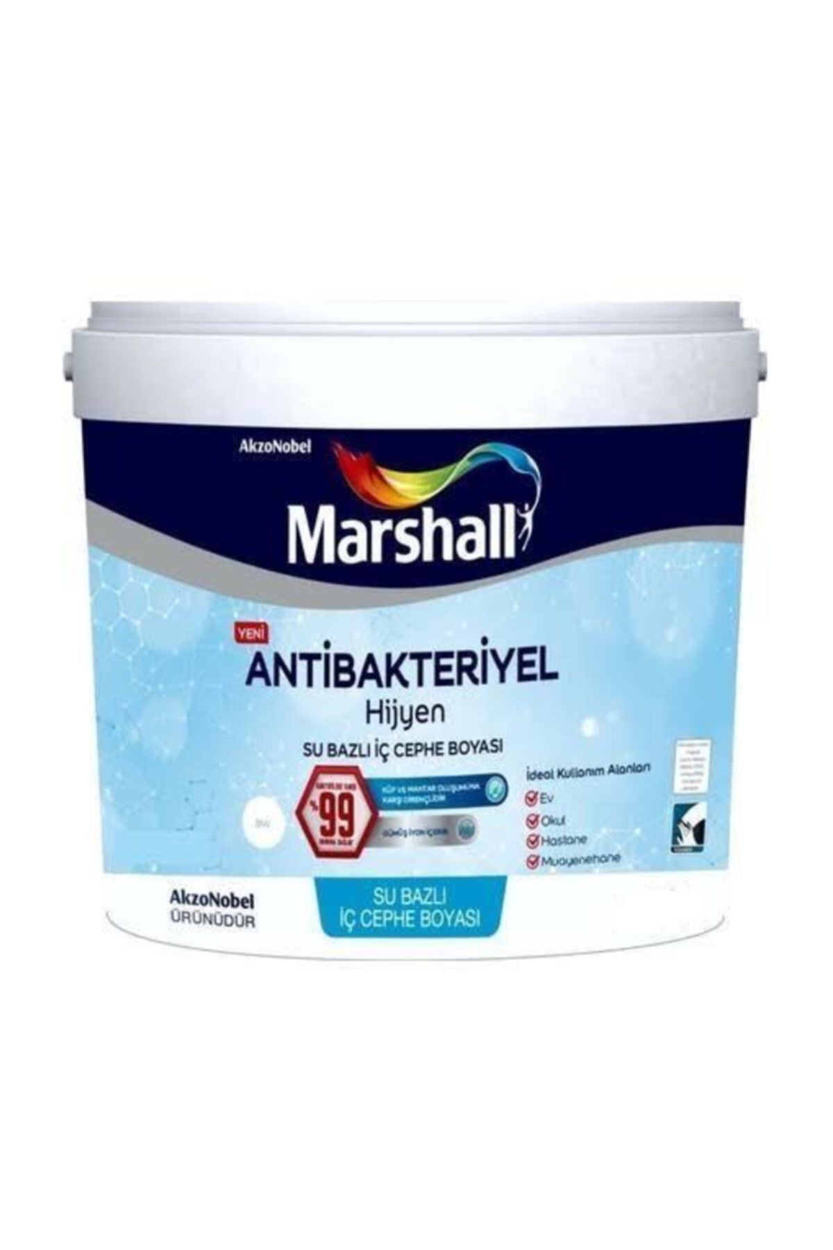Antibakteriyel Hijyen Iç Cephe Boya 15 Lt Fildişi