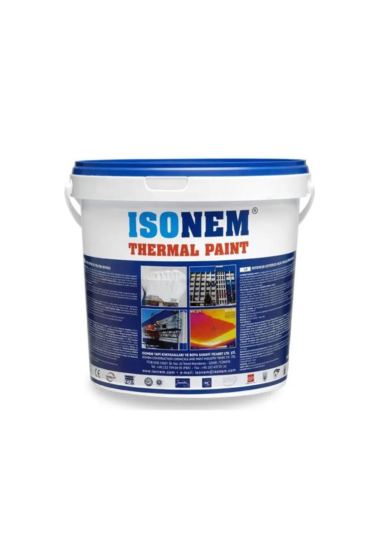 Thermal Paint Beyaz 5 Lt Isı Yalıtımlı Boya NoColor-323d6fd7 - Tek Ebat