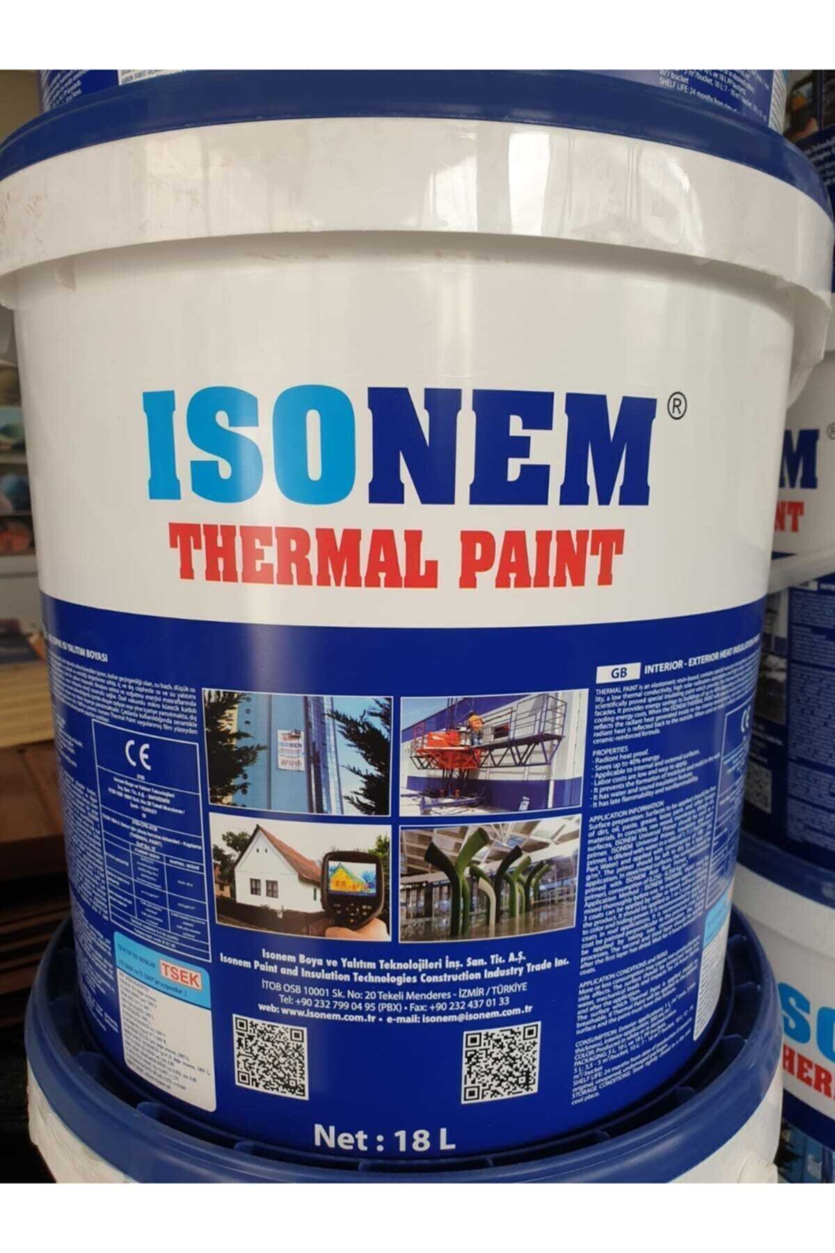 Thermal Paint Beyaz 18 lt NoColor-e27e66fd - Tek Ebat