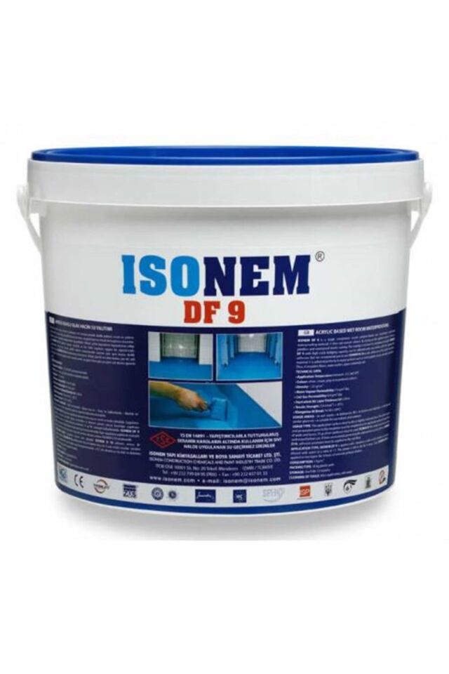 Df 9 Akrilik Esaslı Islak Hacim Su Yalıtımı  5-18 kg. NoColor-2bff6f59 - Tek Ebat