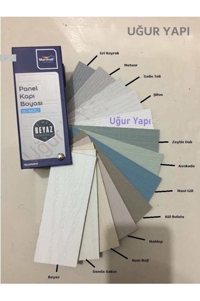 Su Bazlı Panel Kapı Boyası 1 Lt Gelin Teli