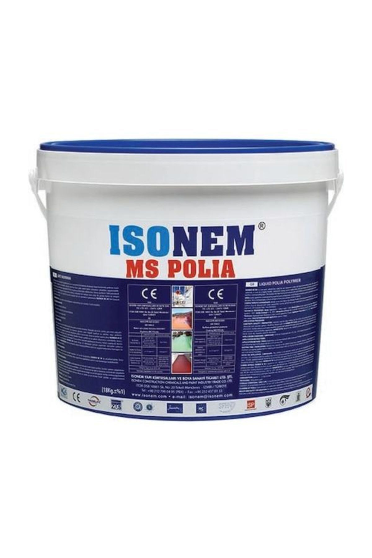 Ms Polia Su Yalıtım Malzemesi 18 kg Beyaz NoColor-e346cc99 - Tek Ebat