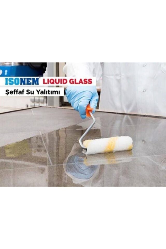 Liquid Glass Sıvı Cam Şeffaf Zemin Su Yalıtım Ürünü 2 Kg.hediye Rulo