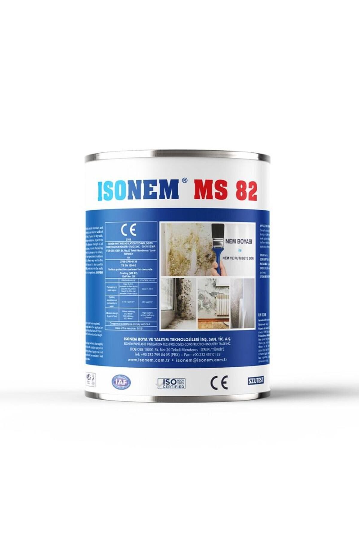 Ms 82 Rutubet Nem Küf Boyası 1 Kg Beyaz Beyaz