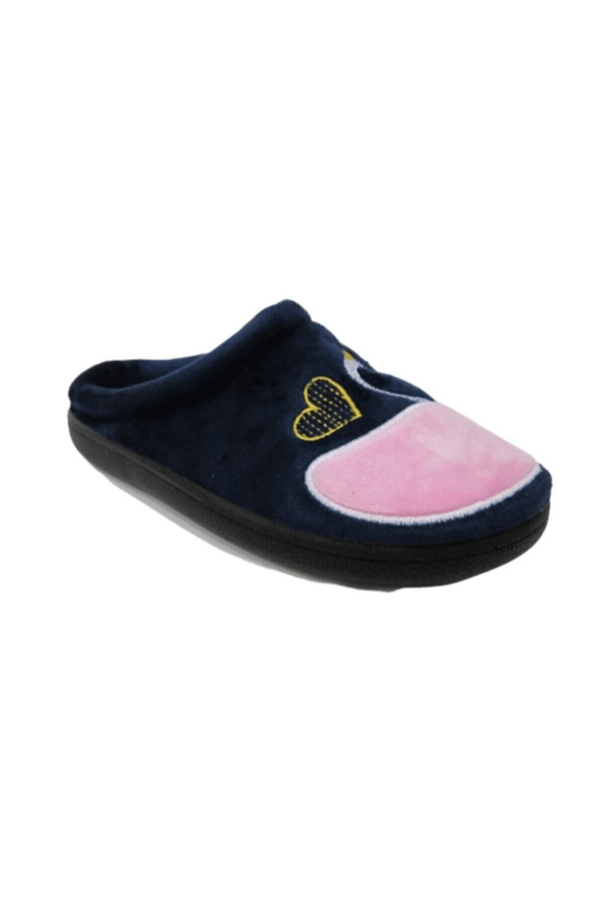 Kadın Lacivert Pembe Terlik Gt1kzm.12872