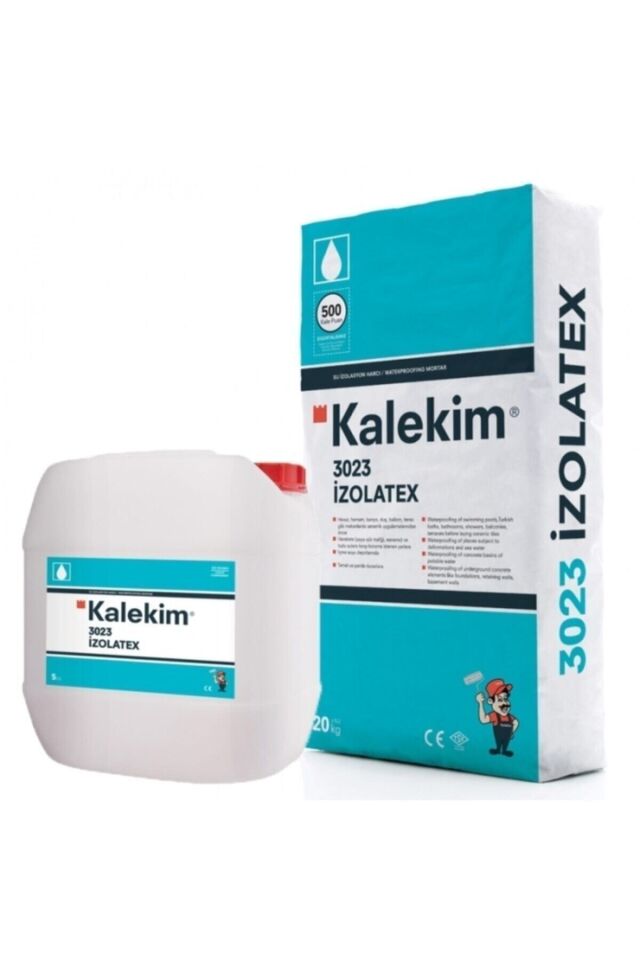 Izolatex 3023 Yarı Esnek Su Yalıtım Harcı 20 Kg+5 Lt