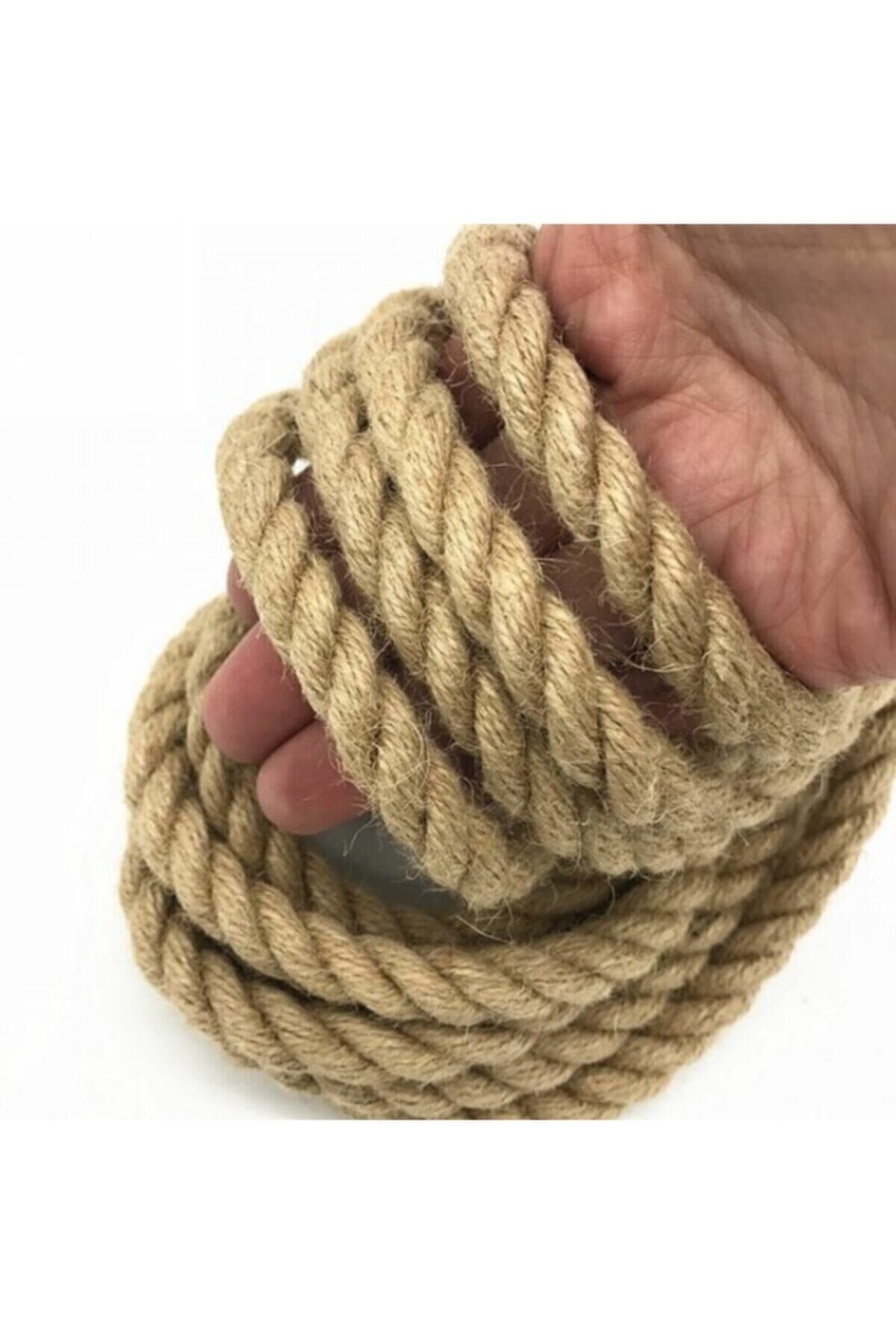 Kahverengi 10mm Kendir Halat 10m