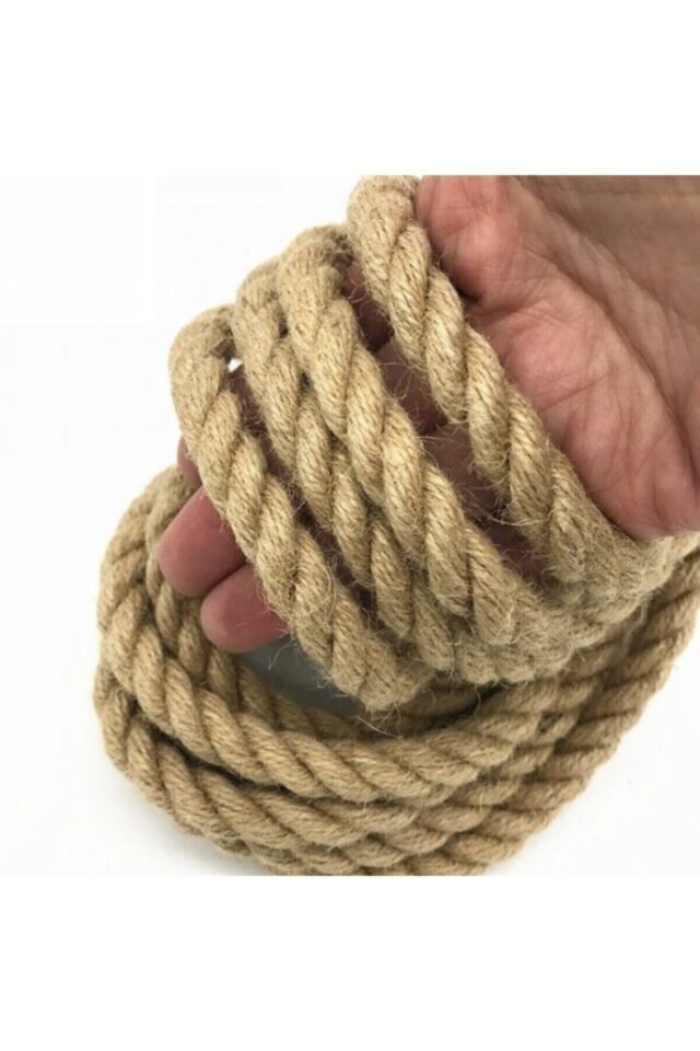 Kahverengi 10mm Kendir Halat 10m