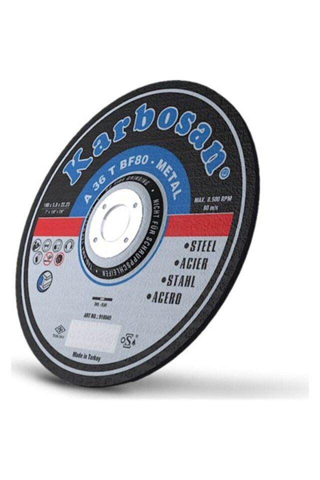 Karbosan Metal Kesici 180x3.0x22 Mm