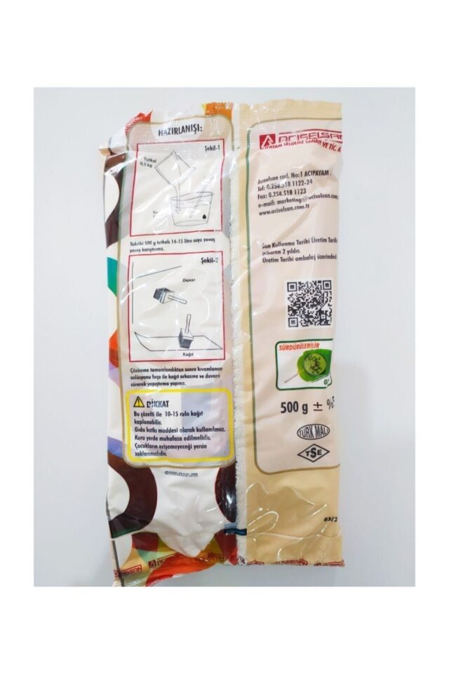 Kağıt Yapıştırıcısı , Tutkalı - Toz Tutkal 500 Gr.