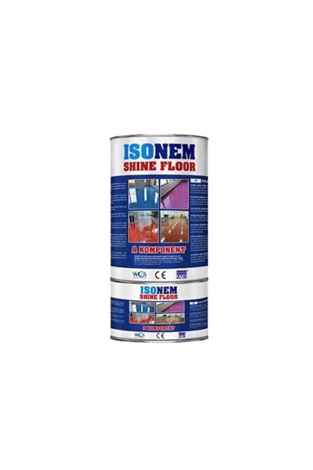 Shine Floor Parlak Zemin Kaplaması 4.5 kg Set Sarı