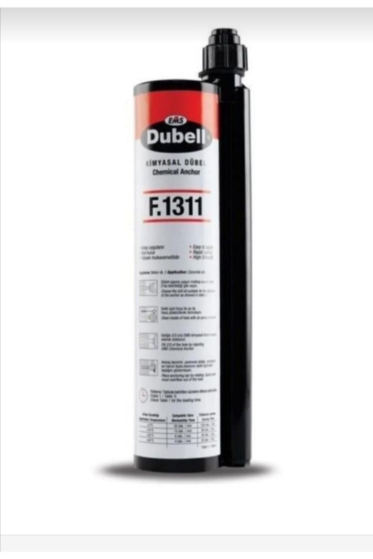 Dubell F.1311 Kimyasal Dübel 345 ml 1 adt