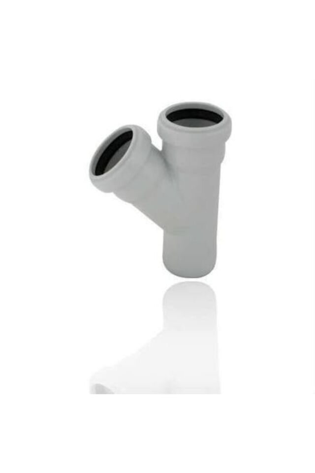 Y Çatal Tek Çatal Pvc Pis Su Boru 50x50 1 Adet