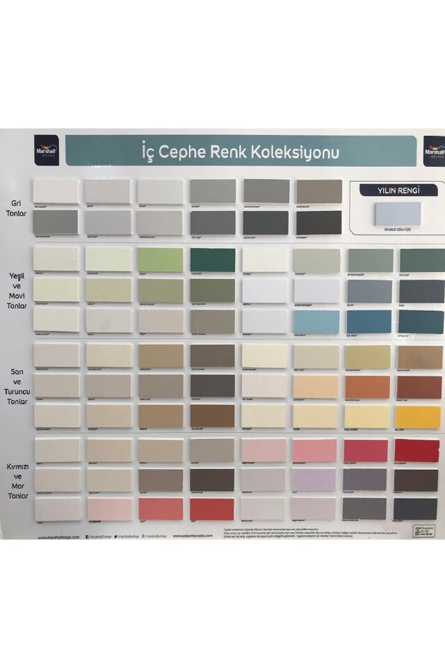 Mat Plastik Duvar Boyası 2,5 Lt / 3,5 Kg Keçe