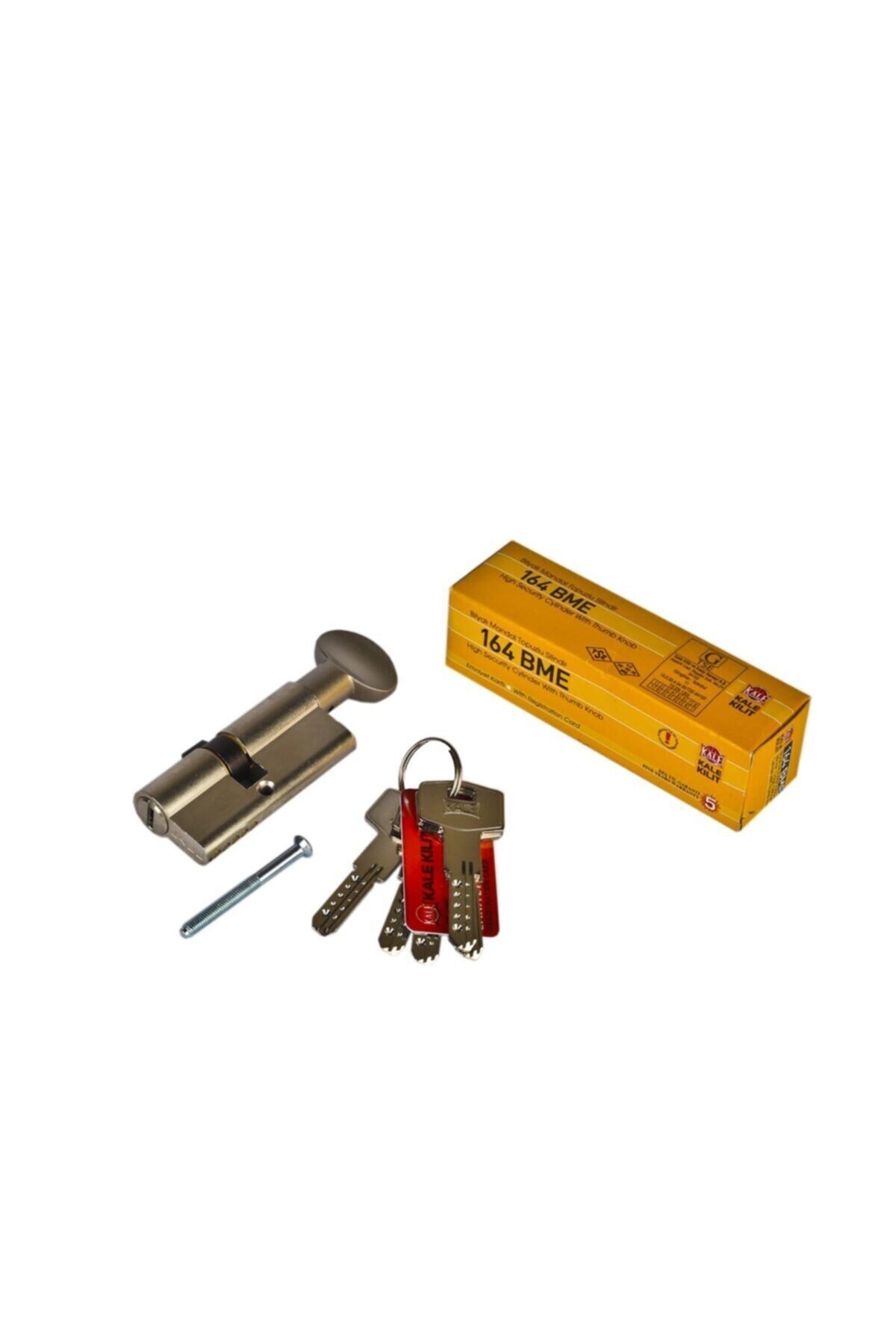 Kale 164 Bme Bilyalı Mandallı Barel Kapı Kilidi 68 Mm Nikel