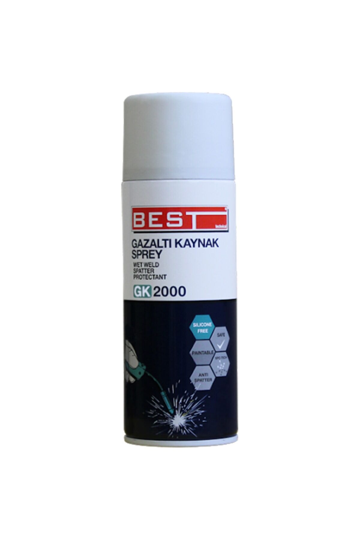 Best Gk 2000 Gazaltı Kaynak Spreyi 400 Ml Tek Ebat