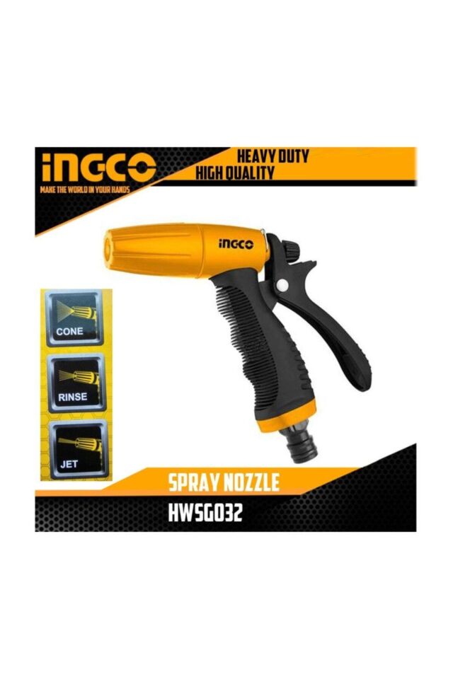 Hwsg032 3 Fonksiyonlu Sprey Sulama Tabancası Su Tazziğini Arttırır