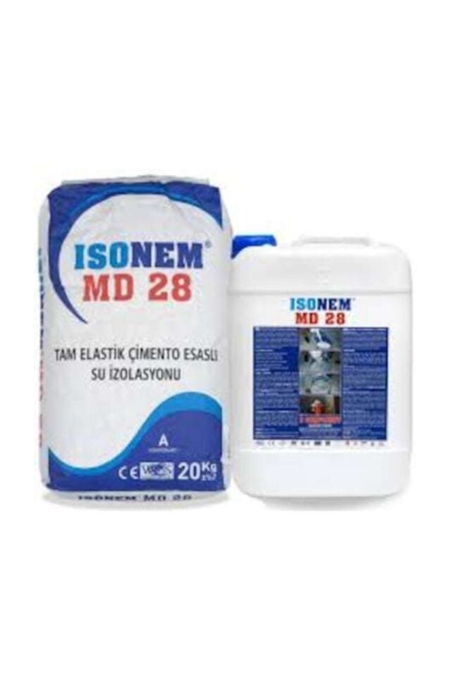 Isonem Md 28 Tam Elastik Çimento Esaslı Su Izolasyonu 30 Kg