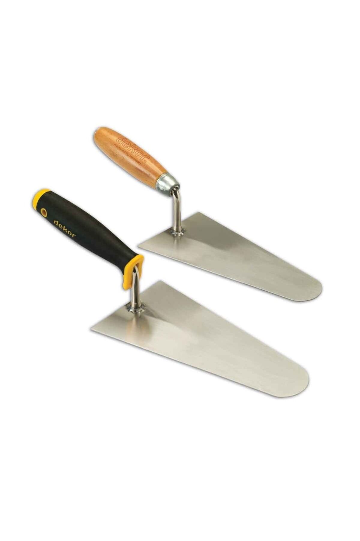 Hassan Sıva Malası Ahşap Saplı Paslanmaz Çelik 16 Cm