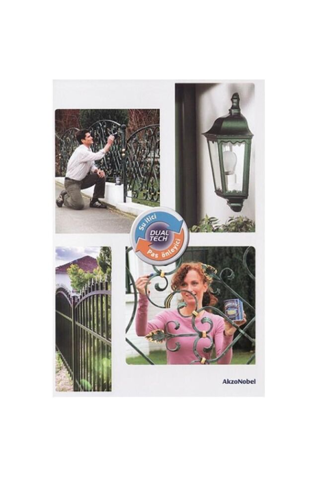 Hammerite Direkt Pas Üstü Pürüzsüz Metal Boya Siyah 0.75 Lt