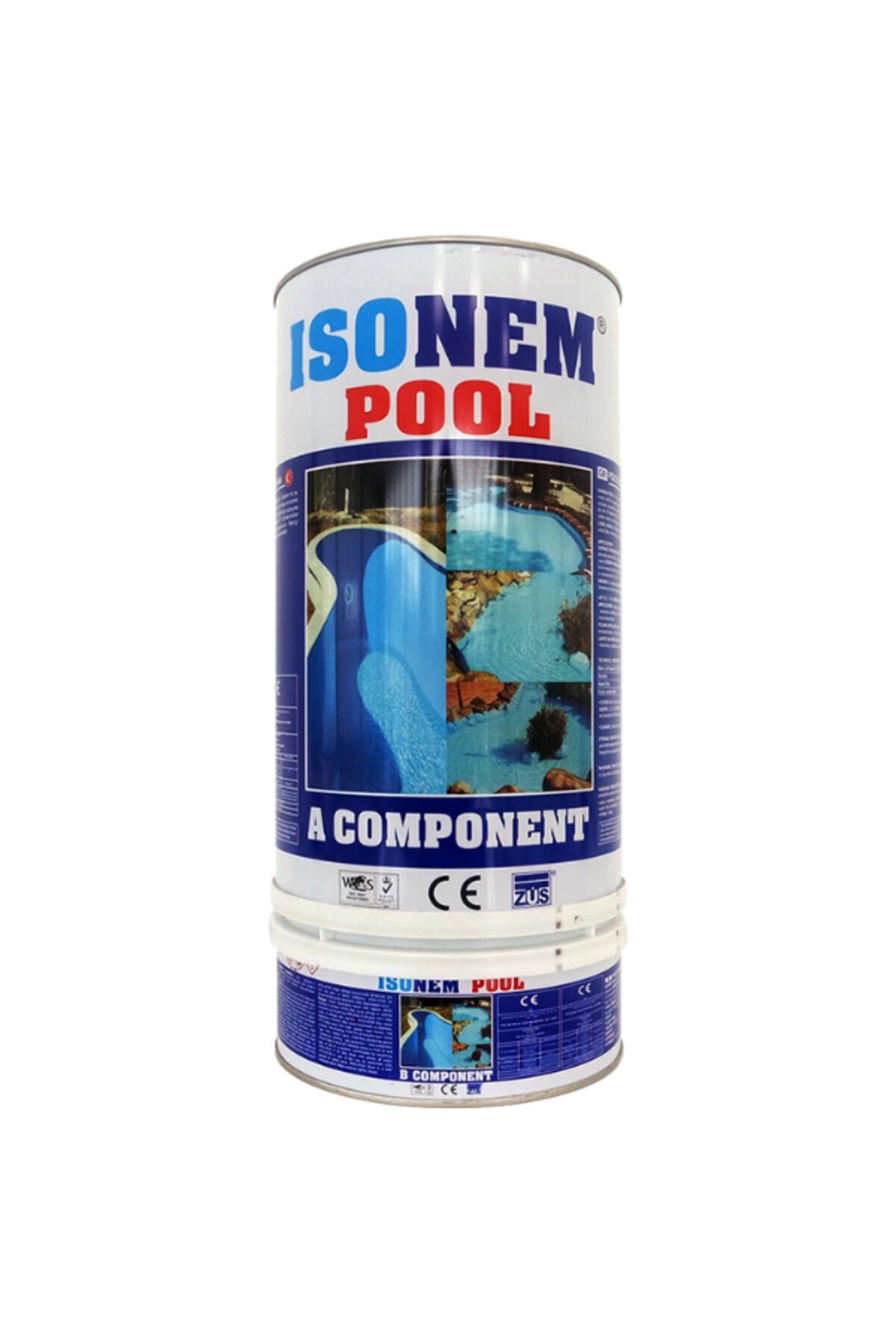 İSONEM Pool Havuz Boyası 4.5KG Mavi Mavi