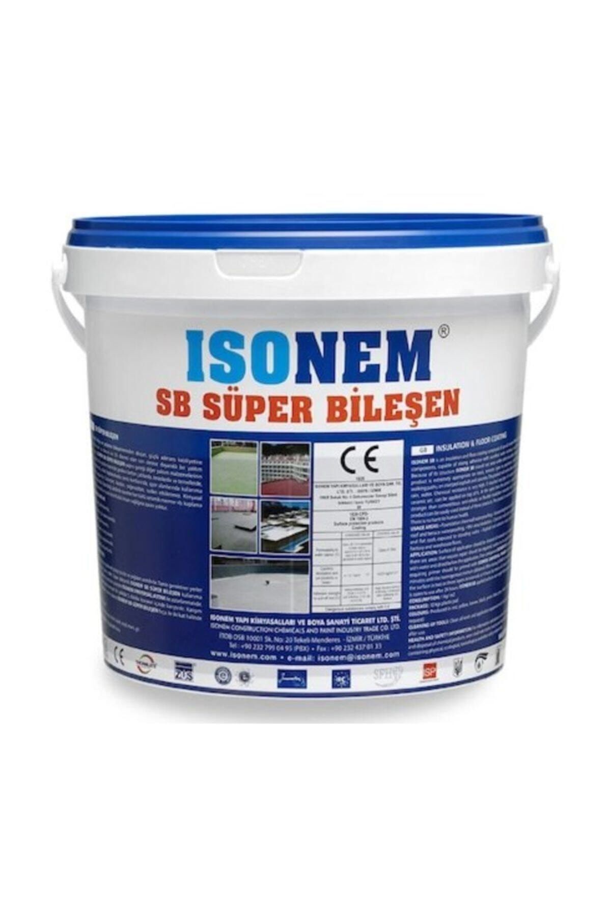 İsonem Sb Süper Bileşen Su Yalıtımı Beyaz 10 kg beyaz