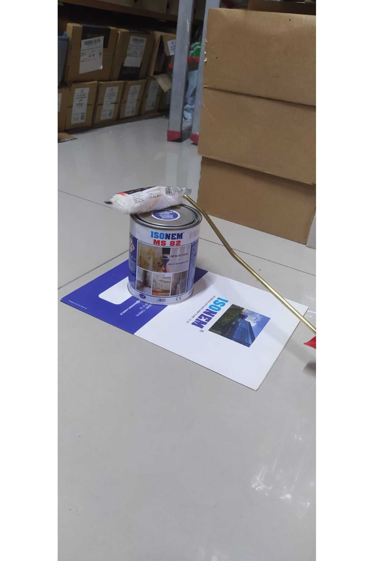 Ms 82 Nem Ve Rutubet Boyası 1 Kg. Beyaz Dekor Parmak Rulo 10 Cm 1 Adt Öz Bayar BEYAZ