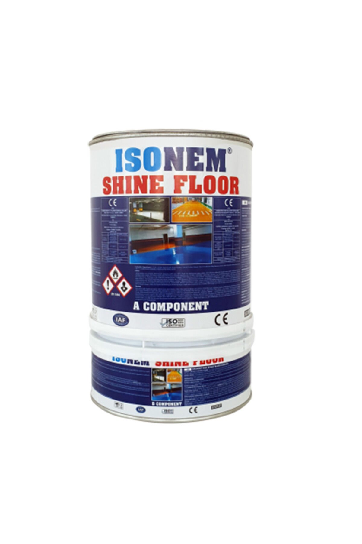 Shine Floor 2,25 Kg Beyaz A-B Bileşen Beyaz