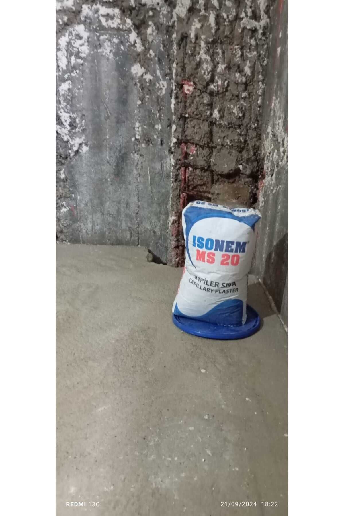 Ms 20 Kapiler Sıva 20 Kg Öz Bayar Inşaat GRİ