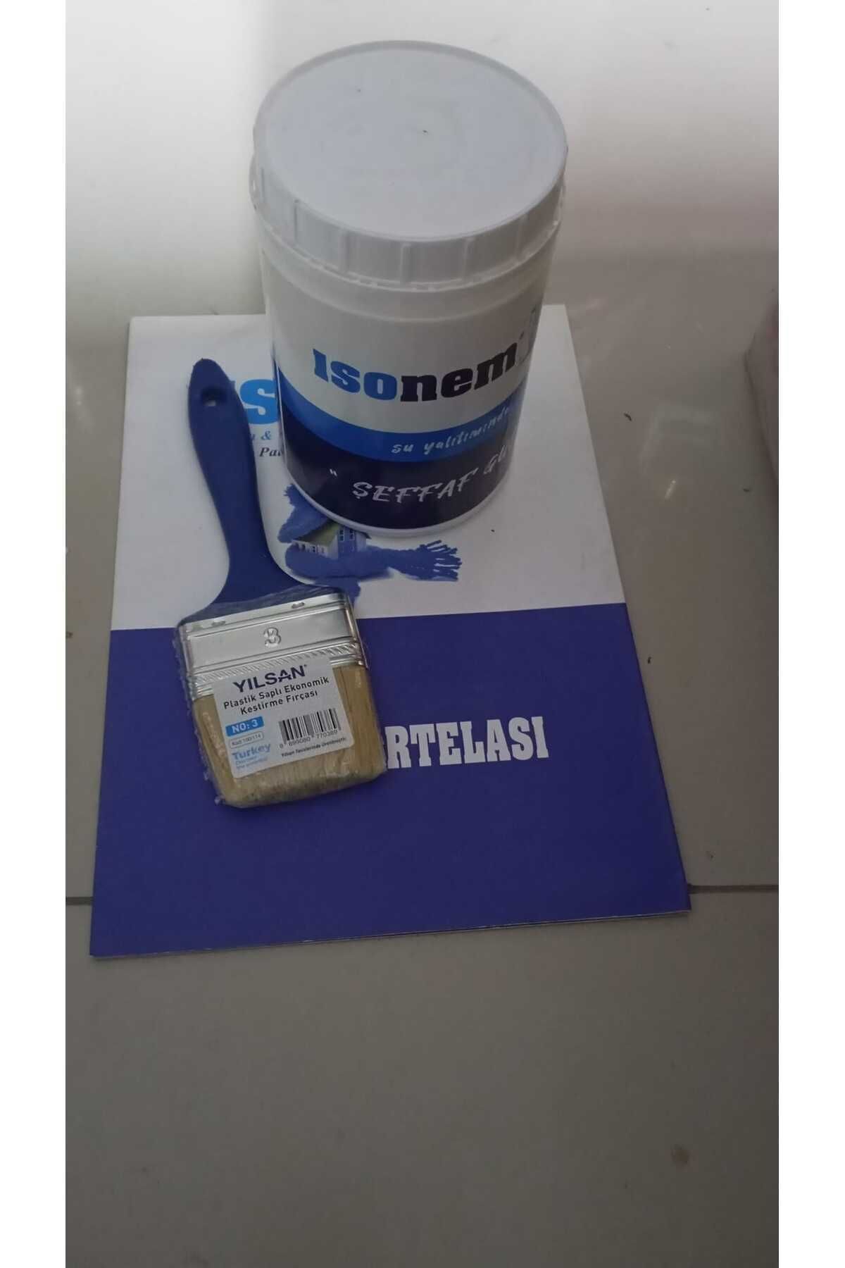 Özbayar L Şeffaf GüçNet 1 l 1 kg+3 nolu kestirme fırçası şeffaf