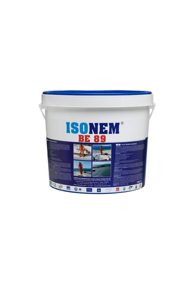 İsonem Be 89 Kauçuklu Likit Bitüm Membran 5 Kg SİYAH - Tek Ebat