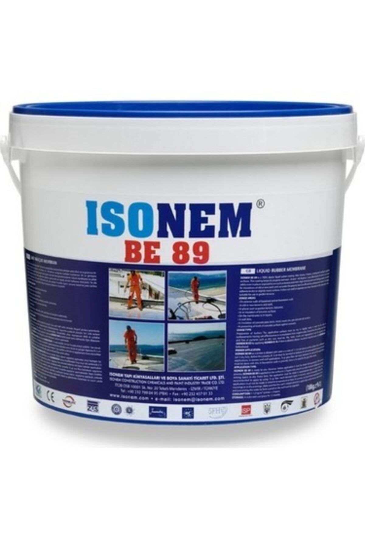 BE 89 Kauçuklu Likit Bitüm Membran 18 kg SİYAH - Tek Ebat