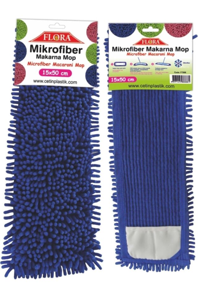 Mikrofiber Makarna Mop Tek Ebat