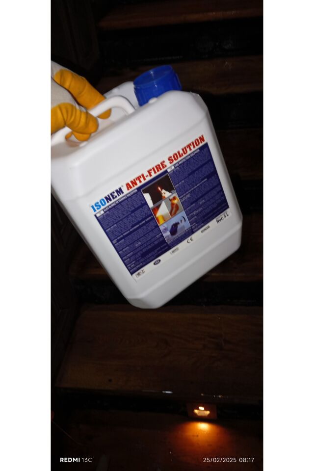 ANTIFIRE SOLUTION YANGIN SOLÜSYONU 5 LT+dekor rulo 10 CM