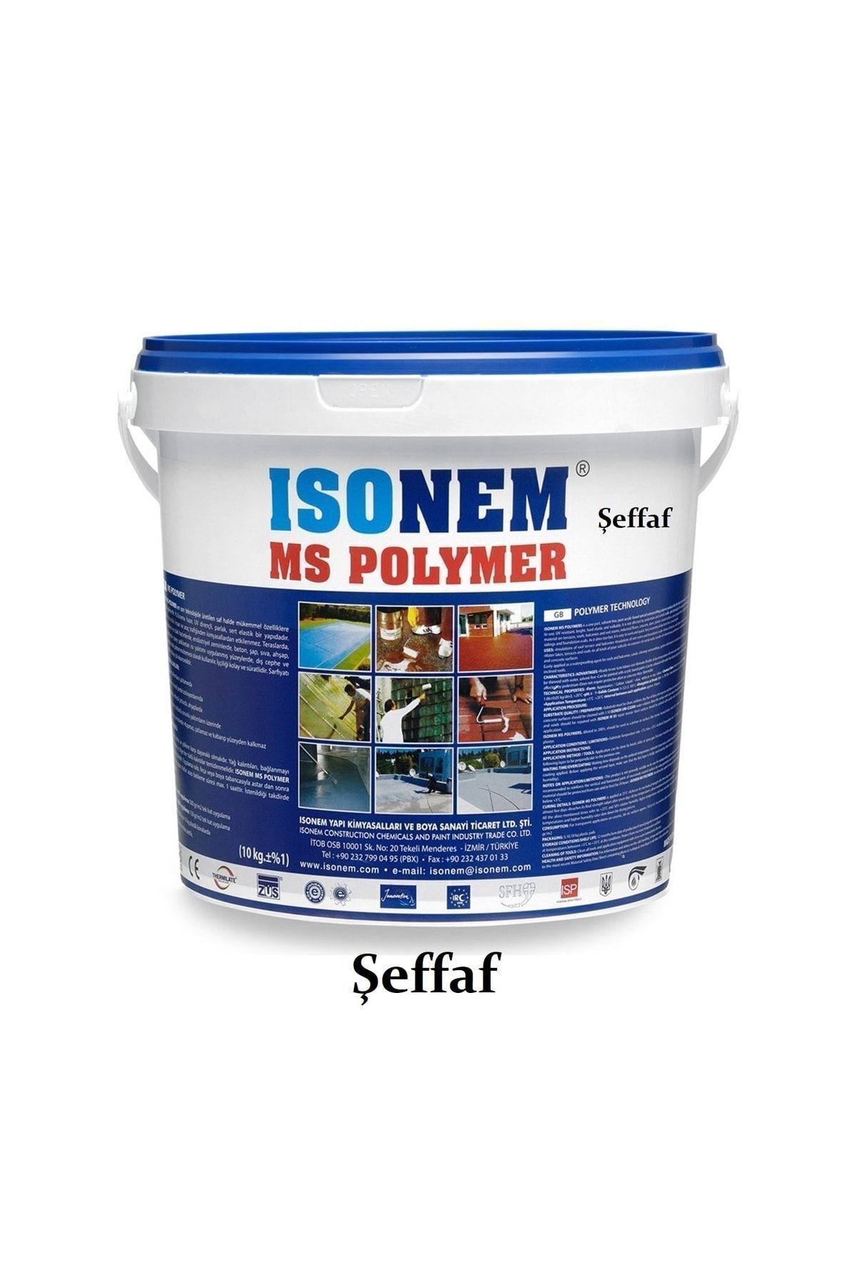 Ms Polymer Su Yalıtım Kaplaması - Boyası - Şeffaf - %300 Elastik Su Yalıtımı - Şeffaf