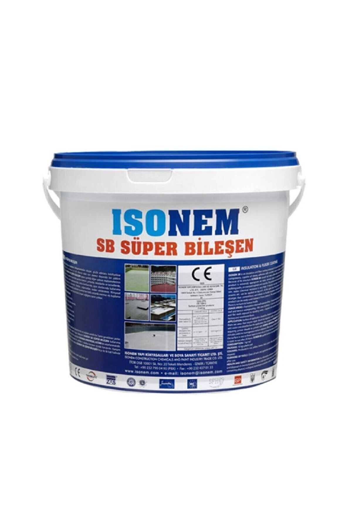 Isonem Sb Süper Bileşen Uv Dayanımlı Su Yalıtımı 5 Kg - Gri Gri